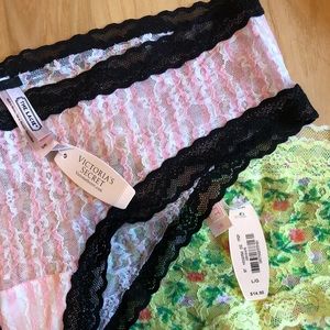 Victoria’s Secret lace panties 2 for 1 size L
